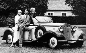 Audi Front UW 220 4-Fenster Cabriolet von Glaser 1933 года